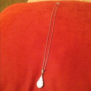 A genuine 9" inches 925k sterling silver necklace.